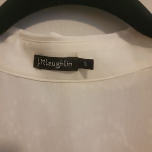 J Mclaughlin blouse, off white